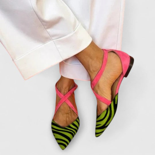 Roberta - Chic Strappy Ballerina Flats