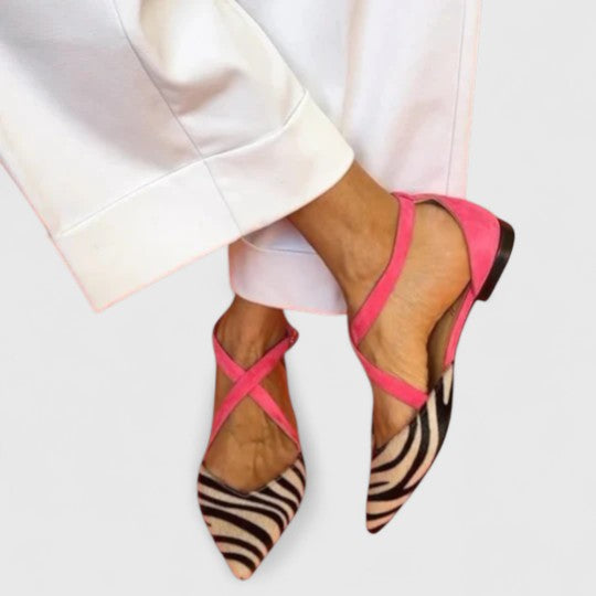 Roberta - Chic Strappy Ballerina Flats