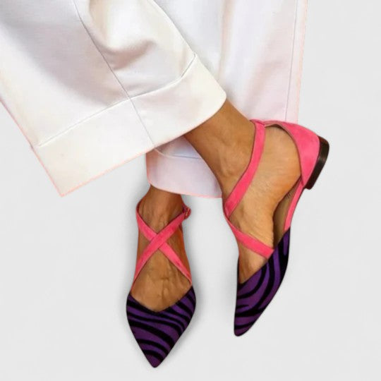 Roberta - Chic Strappy Ballerina Flats