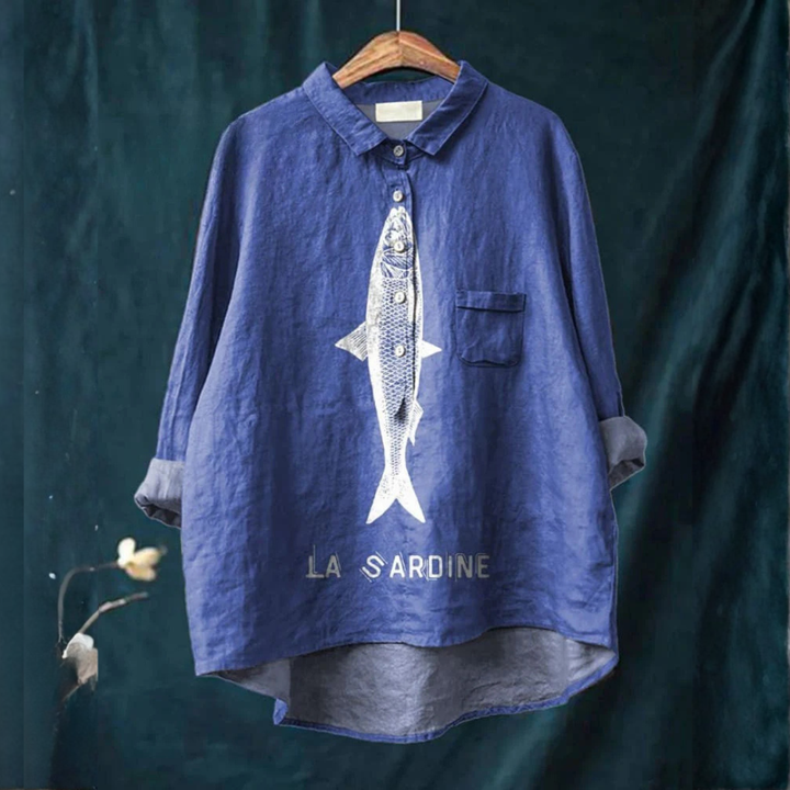 Devon | Sardine Graphic Shirt
