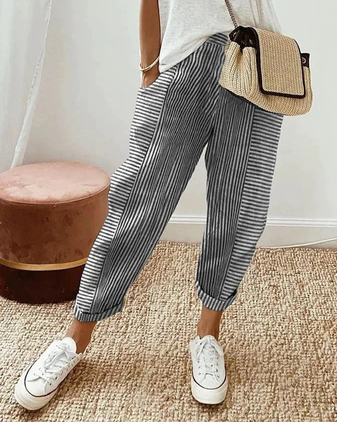 Jennifer – Classic Striped Pants