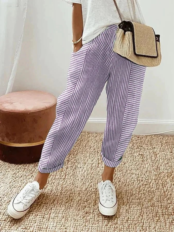 Jennifer – Classic Striped Pants