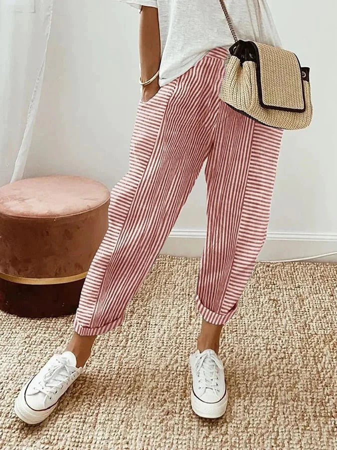 Jennifer – Classic Striped Pants